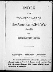 Cover of: Index to the "Scaife" chart of the American Civil War, 1860-1865, with introductory notes