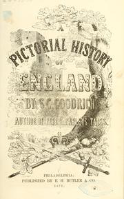 Cover of: A pictorial history of England by Samuel G. Goodrich