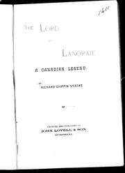 The Lord of Lanoraie by Richard Griffin Starke