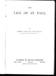 Cover of: The life of St. Paul by by James Stalker.