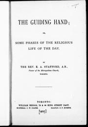 Cover of: The guiding hand, or, Some phases of the religious life of the day