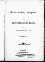 Cover of: The hawk moths of North America