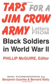Cover of: Taps for a Jim Crow Army: Letters from Black Soldiers in World War II