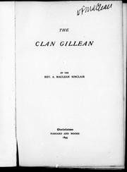 Cover of: The clan Gillean