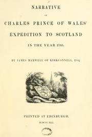 Cover of: Narrative of Charles Prince of Wales