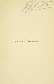 Cover of: China and Formosa