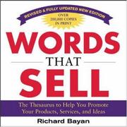 Cover of: Words that sell by Richard Bayan