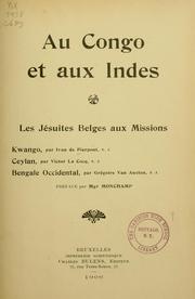Cover of: Au Congo et aux Indes: les Jésuites belges aux missions