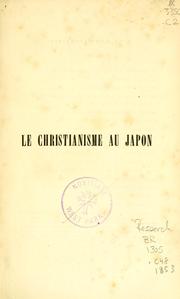 Cover of: Christianisme au Japon : 1542-1660