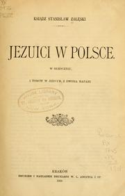Cover of: Jezuici w Polsce by Stanisaw Zaeski