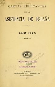 Cover of: Cartas edificantes de la Asistencia de España.