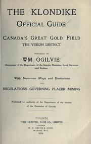 The Klondike official guide by William Ogilvie