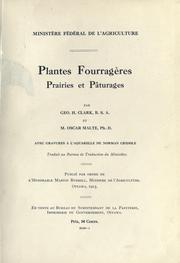Cover of: Plantes fourragères prairies et pâturages by George Harold Clark