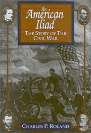Cover of: An American Iliad by Charles Pierce Roland
