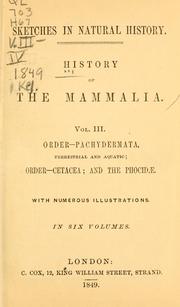 History of the Mammalia