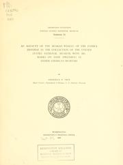 Cover of: An account of the beaked whales of the family Ziphid¿ in the collection of the United States National museum by Frederick William True