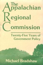 Cover of: The Appalachian Regional Commission: twenty-five years of government policy