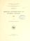 Cover of: Shorter contributions to general geology, 1921