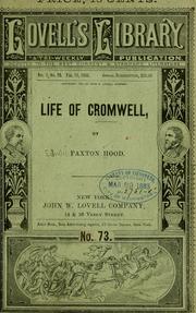 Cover of: Life of Cromwell