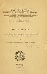 Cover of: The great war. | Wayland Johnson Chase