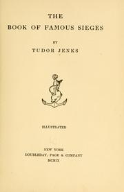 Cover of: The book of famous seiges