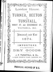 Cover of: Almanak and list for 1874 by Turner, Beeton & Tunstall.