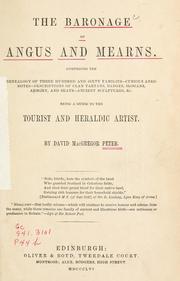 Cover of: baronage of Angus and Mearns: comprising the genealogy of three hundred and sixty families-- being a guide to the tourist and heraldic artist
