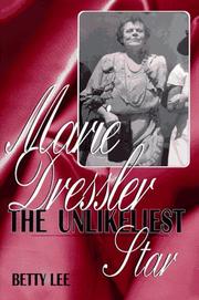 Cover of: Marie Dressler by Lee, Betty