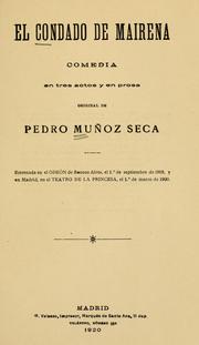 Cover of: El condado de Mairena by Pedro Muñoz Seca