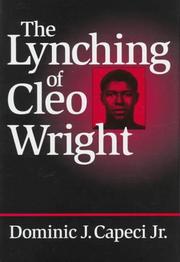 Cover of: The lynching of Cleo Wright