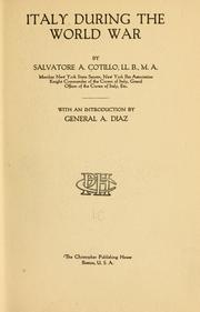 Cover of: Italy during the world war