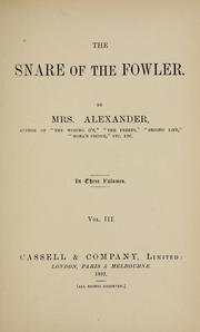 Cover of: snare of the fowler