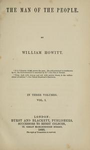 Cover of: The man of the people. by Howitt, William