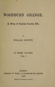 Cover of: Woodburn Grange by Howitt, William