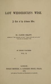 Cover of: Lady Wedderburn's wish by James Grant