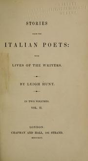 Cover of: Stories from the Italian poets by Leigh Hunt