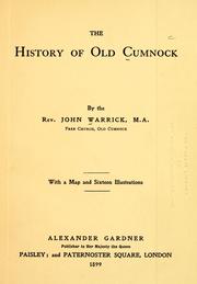 Cover of: The history of Old Cumnock by John Warrick