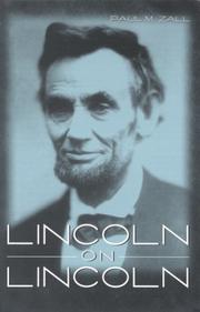 Cover of: Lincoln on Lincoln