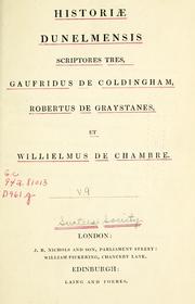 Cover of: Historiae Dunelmensis scriptores tres