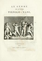 Le Gemme per le nozze Tiepolo-Nani by Francesco Driuzzo