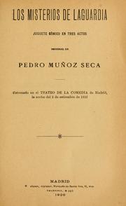 Cover of: misterios de Laguardia: juguete cómico en tres actos