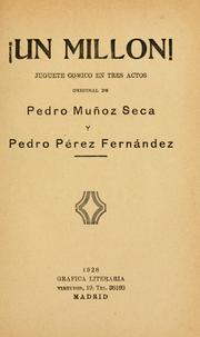 Cover of: millon!: juguete cómico en tres actos