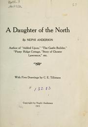 Cover of: A daughter of the North by Nephi Anderson