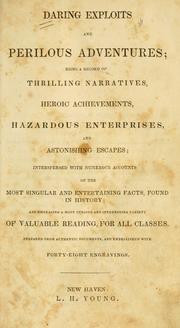 Cover of: Daring exploits and perilous adventures | 