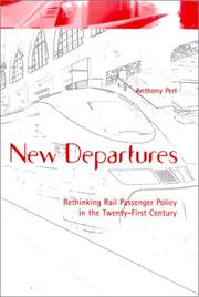 Cover of: New Departures by Anthony Perl