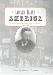 Cover of: Lafcadio Hearn's America: ethnographic sketches and editorials
