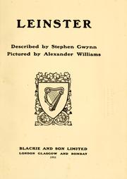 Leinster by Stephen Lucius Gwynn