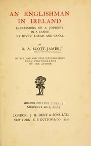 Cover of: An Englishman in Ireland by Scott-James, R. A., Scott-James, R. A.