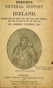 Cover of: Keating's general history of Ireland.