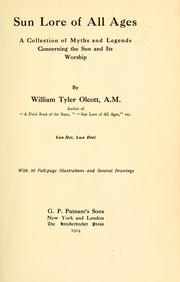 Cover of: Sun lore of all ages by William Tyler Olcott